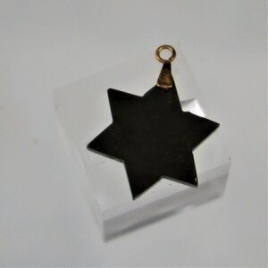 Star Of David Green Jadeite Pendant Jewish Judaica Judaism